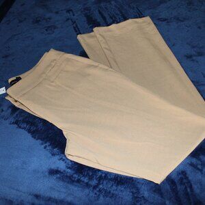 NY & Co, Beige Wide Leg Pants Size 8 Long